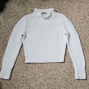 J. Crew Classic White Sweater